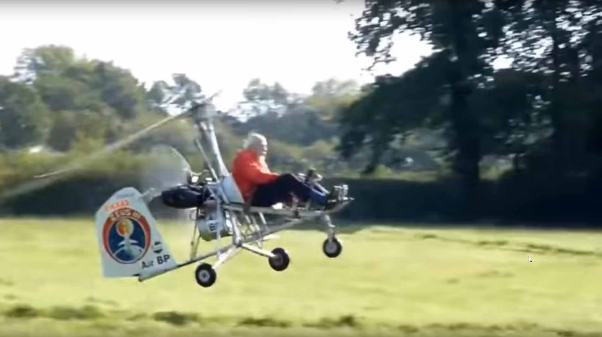 94yearold Builds Gyrocopter And Gives Impressive Flight Demo