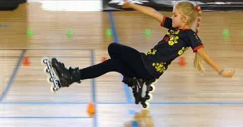 9-year-old Sofia Bogdanova Is Rollerblade Freestyle Slalom World Champion