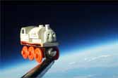 A Toy Train in Space