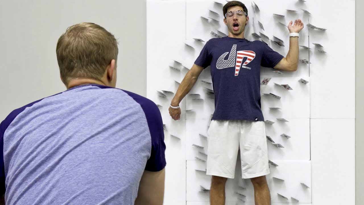 Amazing Card Throwing Tricks
