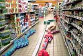 Amazing Dominoes In A French Supermarket