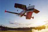 Amazing Footage From A Drone Following An R/C Plane