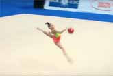 Amazing Gymnastic Ball Routine By 13-Year-Old Arina Averina