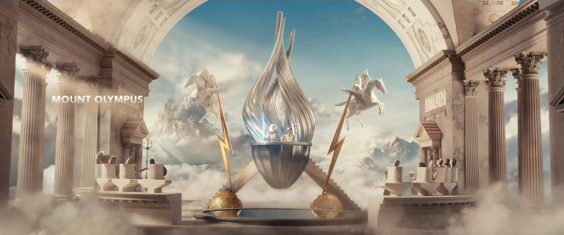 Arnold Schwarzenegger Stars as Zeus in BMW's Super Bowl Commercial