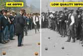 Around The World in 1896 - Colorized 4K 60fps - New York, London, Jerusalem, Paris 