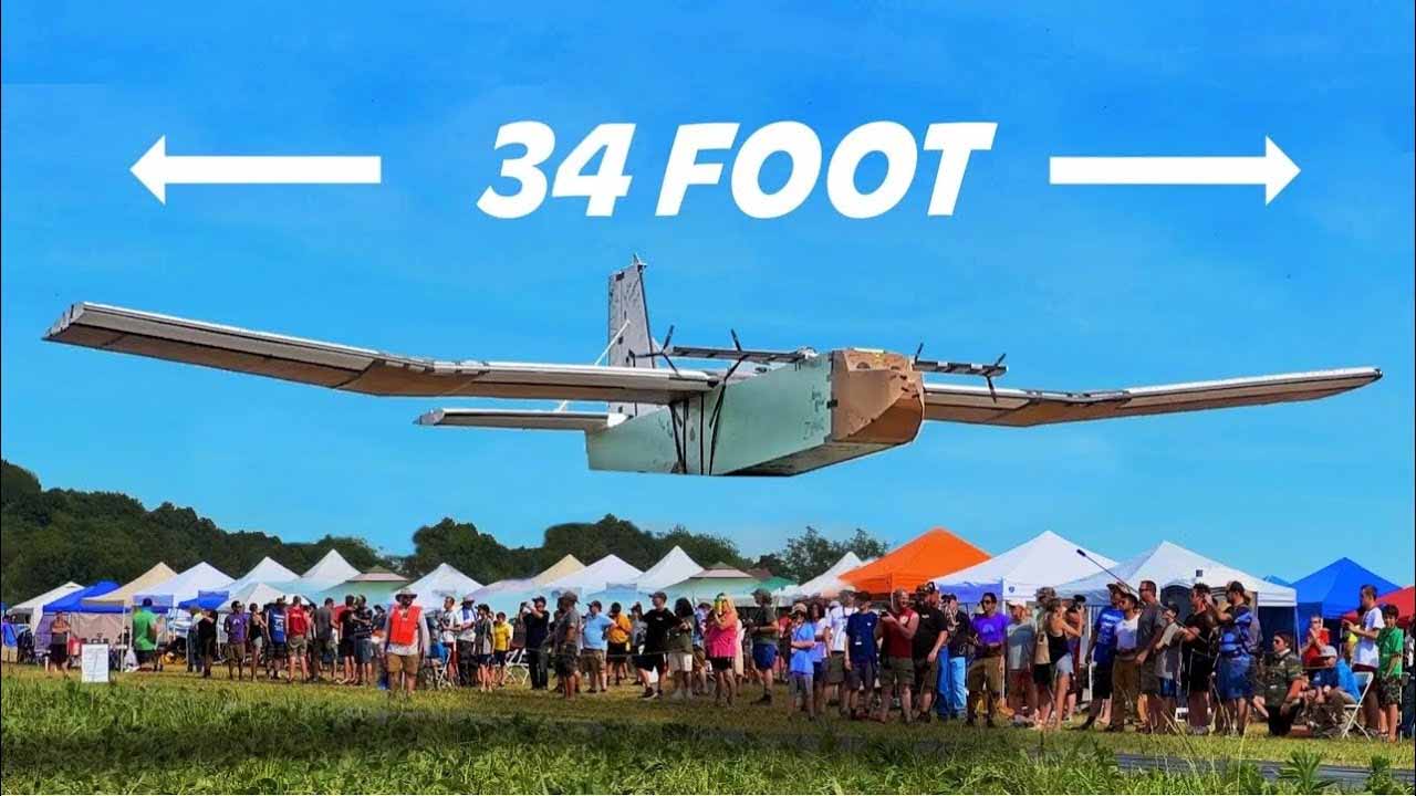 Biggest Foam RC Airplane Duel In The Sky