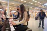 Boogie Woogie Queen Rocks The Public Piano