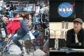 Brad Pitt Speaks with NASA Astronaut Nick Hague Aboard the ISS