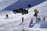 Car vs Snowboarder