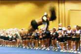 Cheerleader Impresses With Acrobatic Routine