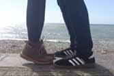 Couple Kissing At The Beach Illusion