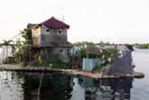 Eco-Friendly Floating Plastic Bottle Island