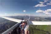 Flying Over The French Alps In A Glider