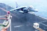 Harrier Jet Pilot Performs Perfect Vertical Landing Without Nose Gear