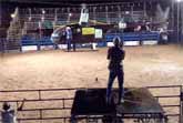 Helicopter Stunt at Brazilian Rodeo