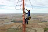 How To Change A Light Bulb At The Top Of A 1,500 ft TV Tower