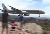 Jet Landing in Toncontin Airport (Tegucigalpa, Honduras)