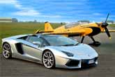 Lamborghini Aventador vs MX2 Aerobatics Airplane