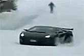 Lamborghini Goes Skiing