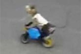 Monkey Riding Mini Bike