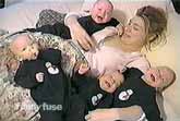 Newborn Identical Quadruplets Laughing Hysterically