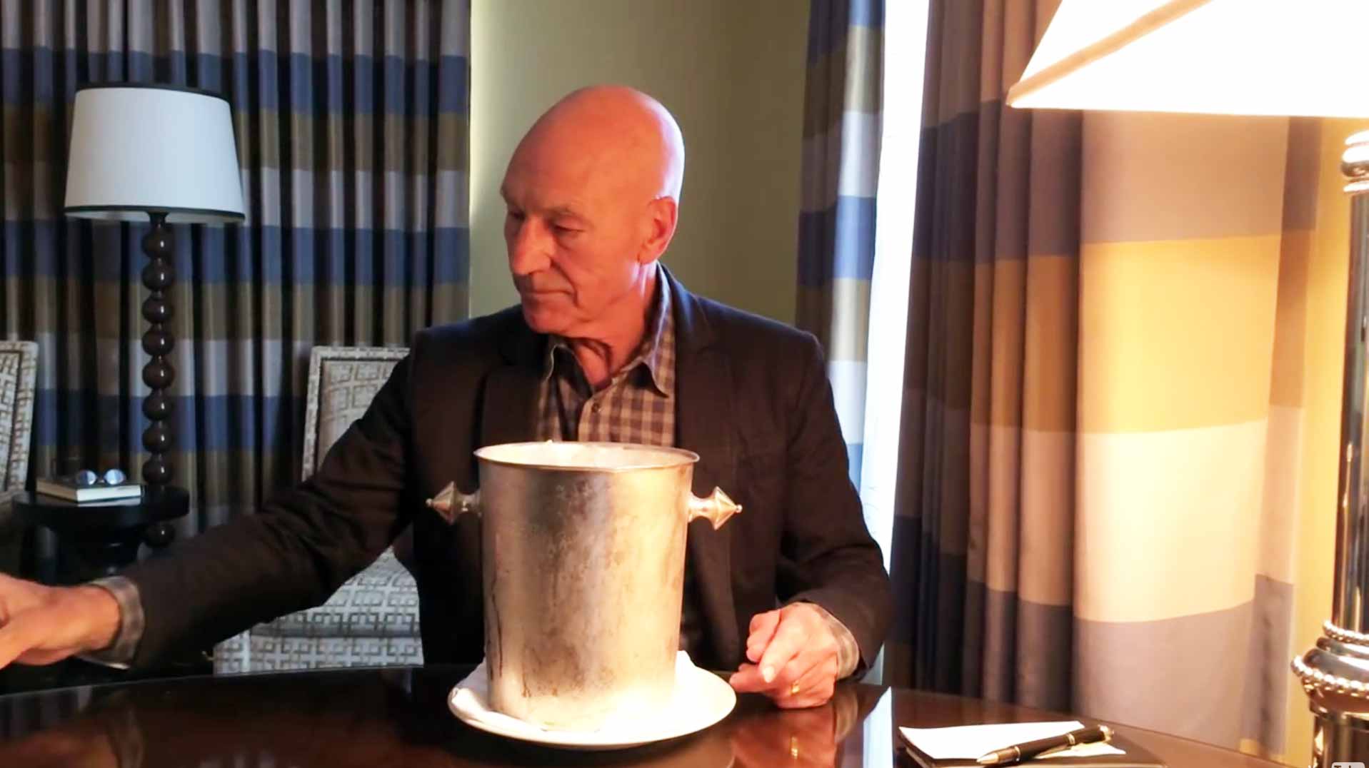 Patrick Stewart Brings Class To The Ice Bucket Challenge