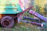 Loading Logs on Truck Russian Style