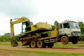 Self-Unloading Excavator