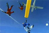 Cool Group Jump Skydiving