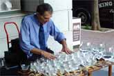 Street Performer Playing Mozart on Water Glasses