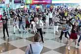 Surprise Flash Mob Proposal at Kaohsiung Airport