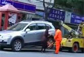 SUV Owns Tow Truck