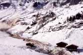 The Descent Of An Avalanche In South Tyrol