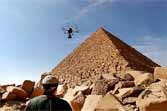 The Great Pyramid of Giza (Egypt) - Viewed From A Model Helicopter