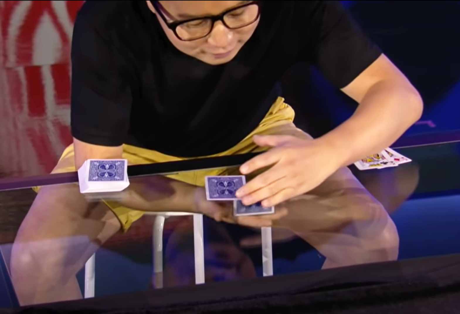 Unbelievable Card Through Glass Magic by Jeki Yu