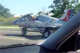 Unusual Jet Fighter Vehicle Spotted On The Road