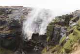 Waterfall Is Blown Back Up By High Winds