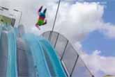 Waterslide Stunts