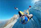 Wingsuit Flight Across Mt. Blanc