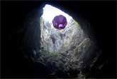 World's First Hot Air Balloon Flight Into A Cave